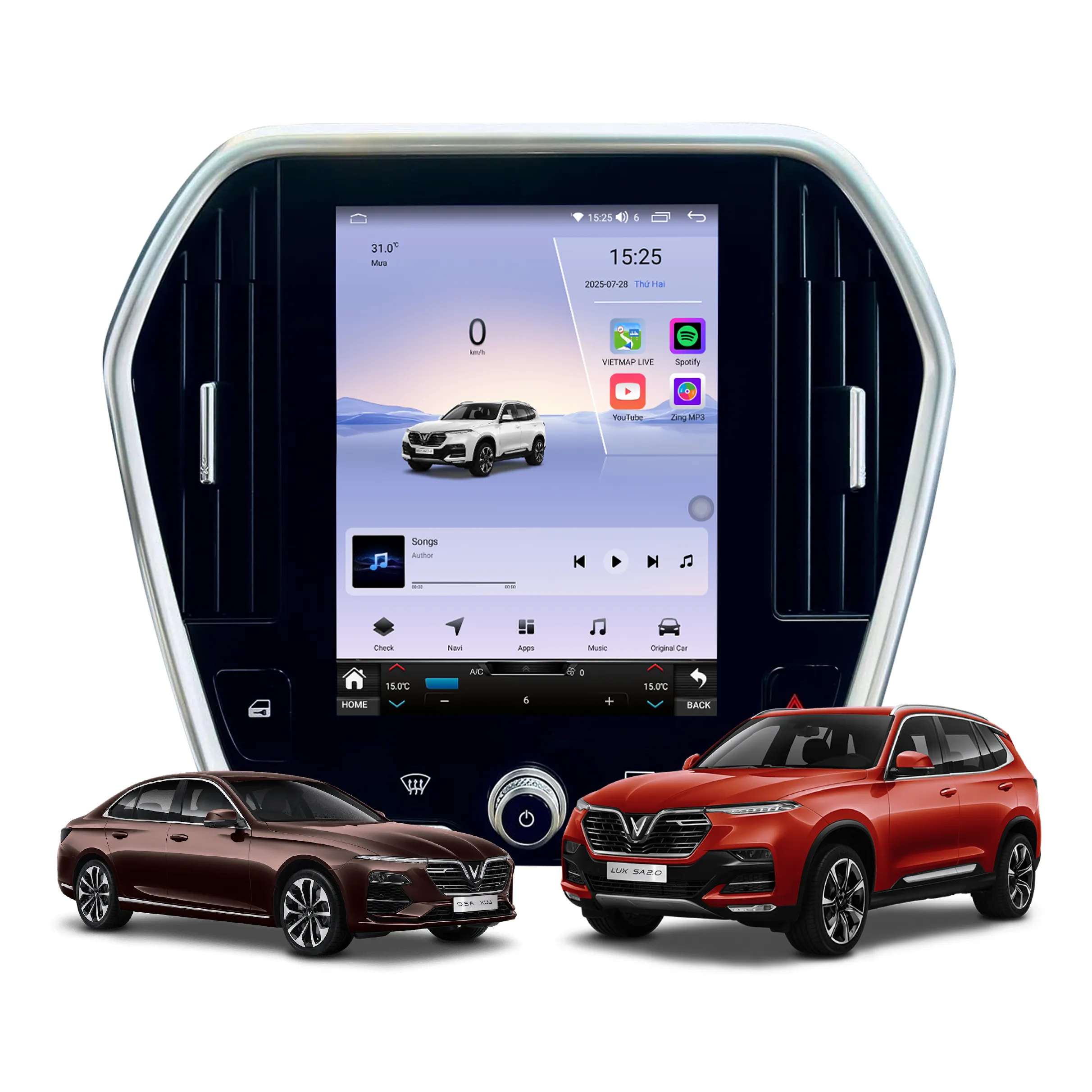 MHU Android Dành Riêng Cho Vinfast Lux