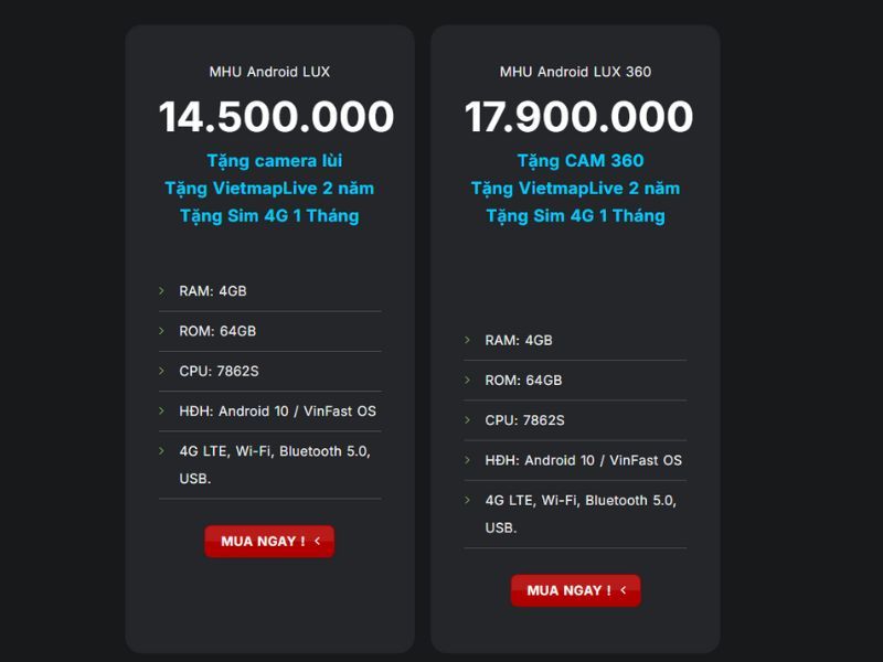 Hiệu năng và cấu hình