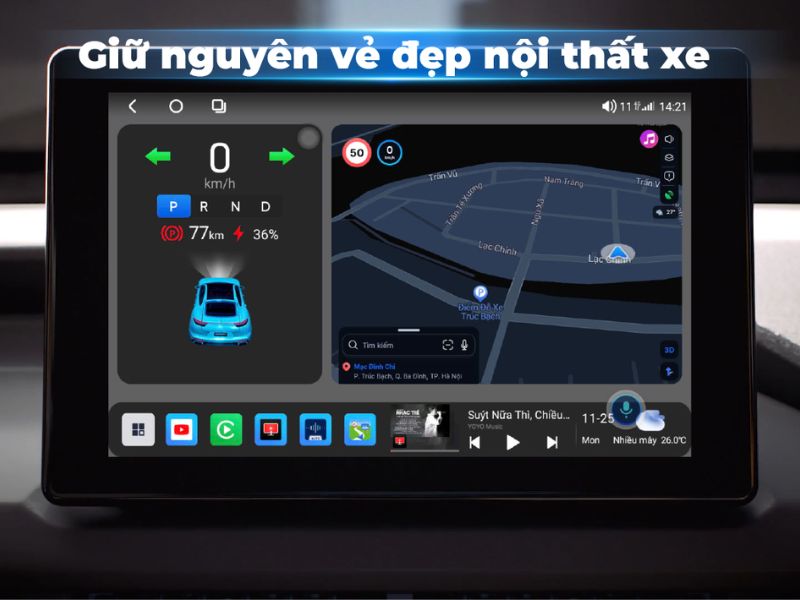 MHU Android cho VinFast Limo Green MHU Android cho VinFast Limo Green