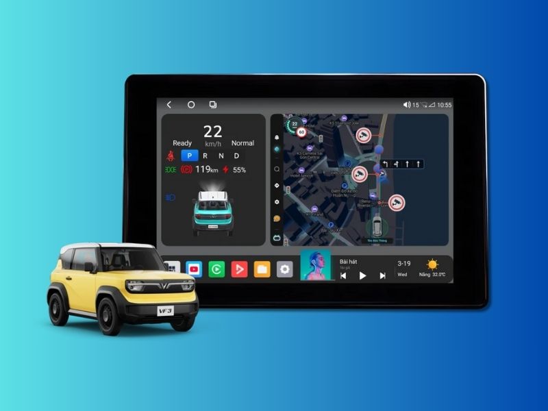 MHU Android cho VinFast VF3
