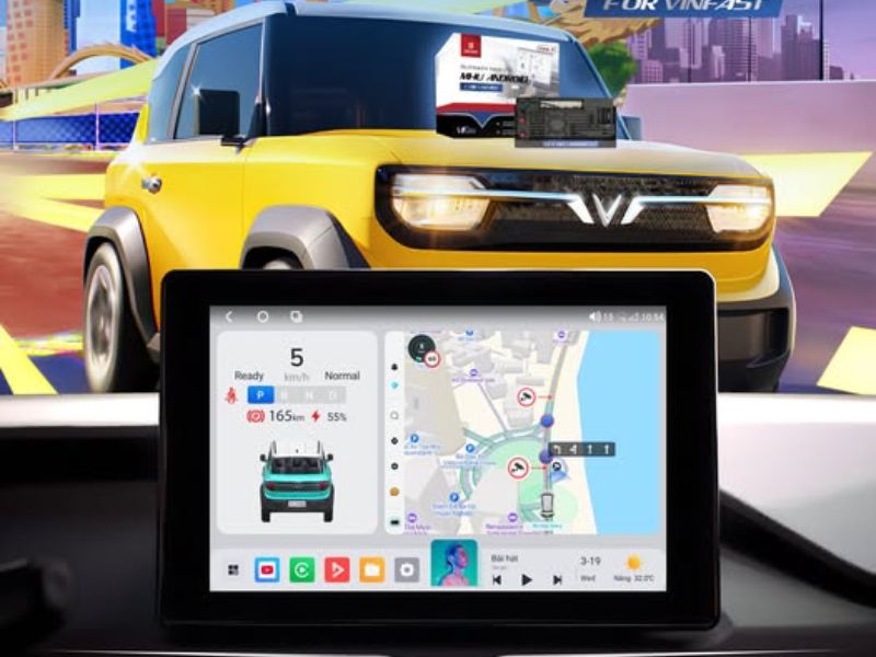MHU Android cho VinFast VF3