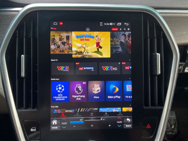 Thao tác sử dụng hàng ngày khi nâng cấp bộ MHU Android