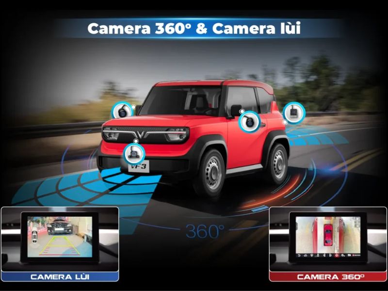 Tích hợp camera 360 hỗ trợ lái xe an toàn Tích hợp camera 360 hỗ trợ lái xe an toàn